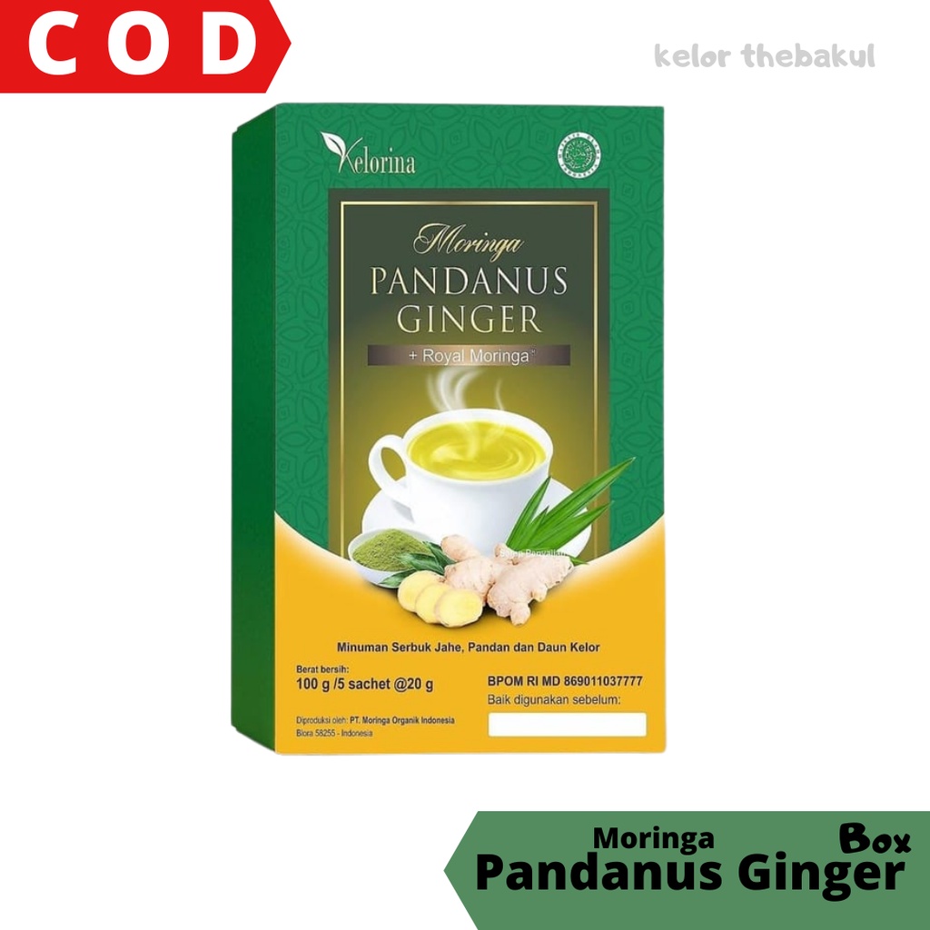 

Ready Stok MORINGA PANDANUS GINGER - JAHE PANDAN KELOR INSTANT