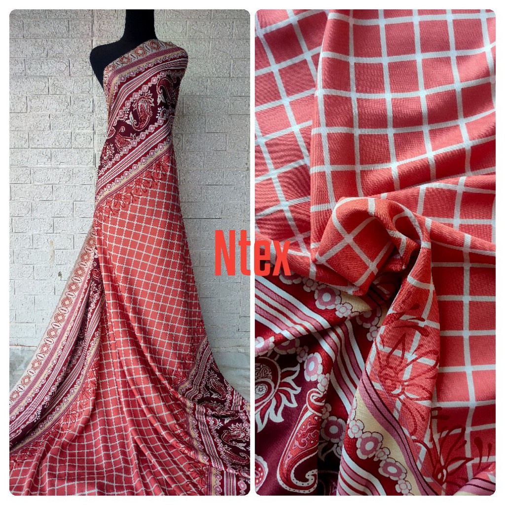 Kain Maxmara Lux Motif Syahriny harga setengah meter