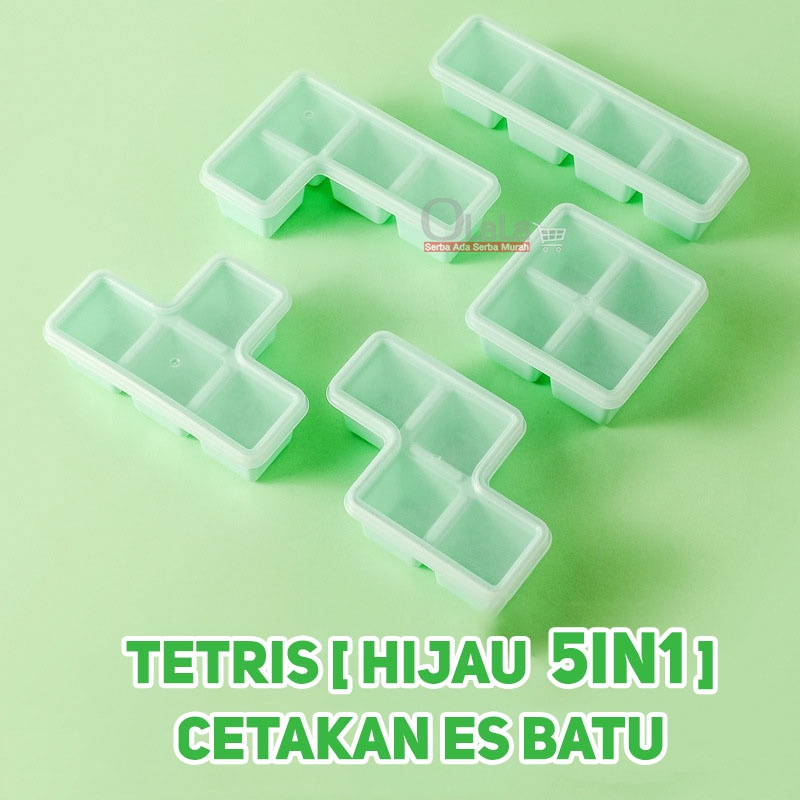 ALAT CETAKAN ES BATU MOTIF TETRIS OLL-BK120