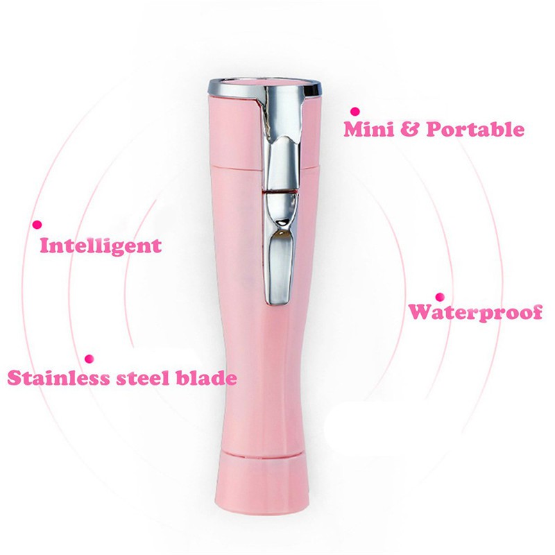 Perawatan Tubuh: Alat Cukur Mini Elektrik Warna Pink