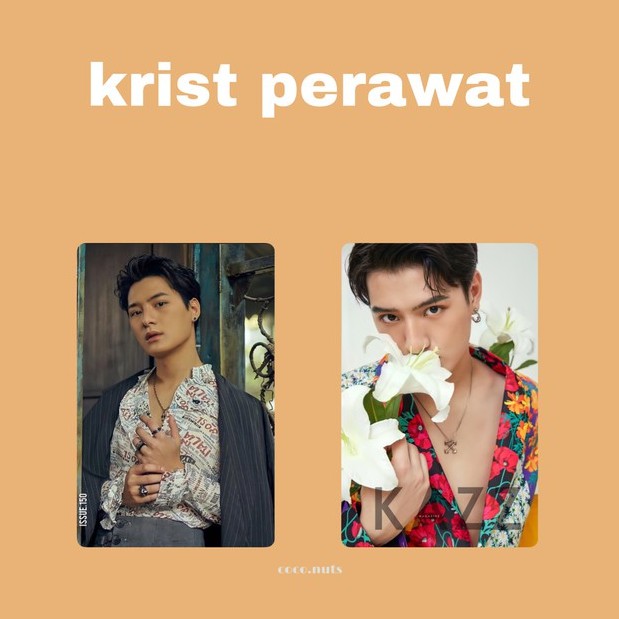 THAI ACTOR PHOTOCARD KRIST PERAWAT