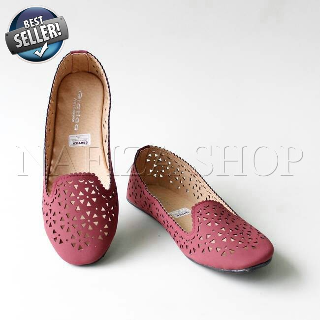 *TERMURAH* SEPATU FLAT SHOES FLATSHOES GRATICA AL14 PURPLE