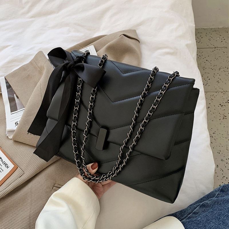 BESTSELLER TAS SELEMPANG WANITA UKURAN BESAR Murah Import Tas Fashion Ribbon Quilt Maxi Tas Pesta Ta