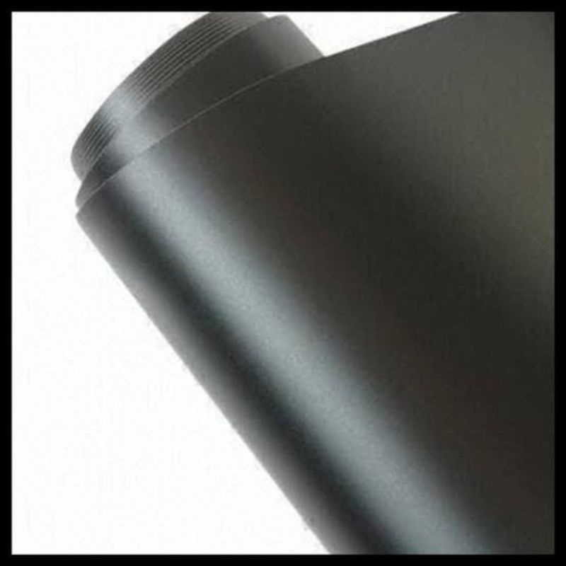 stiker meja belajar anak hitam doff elegant