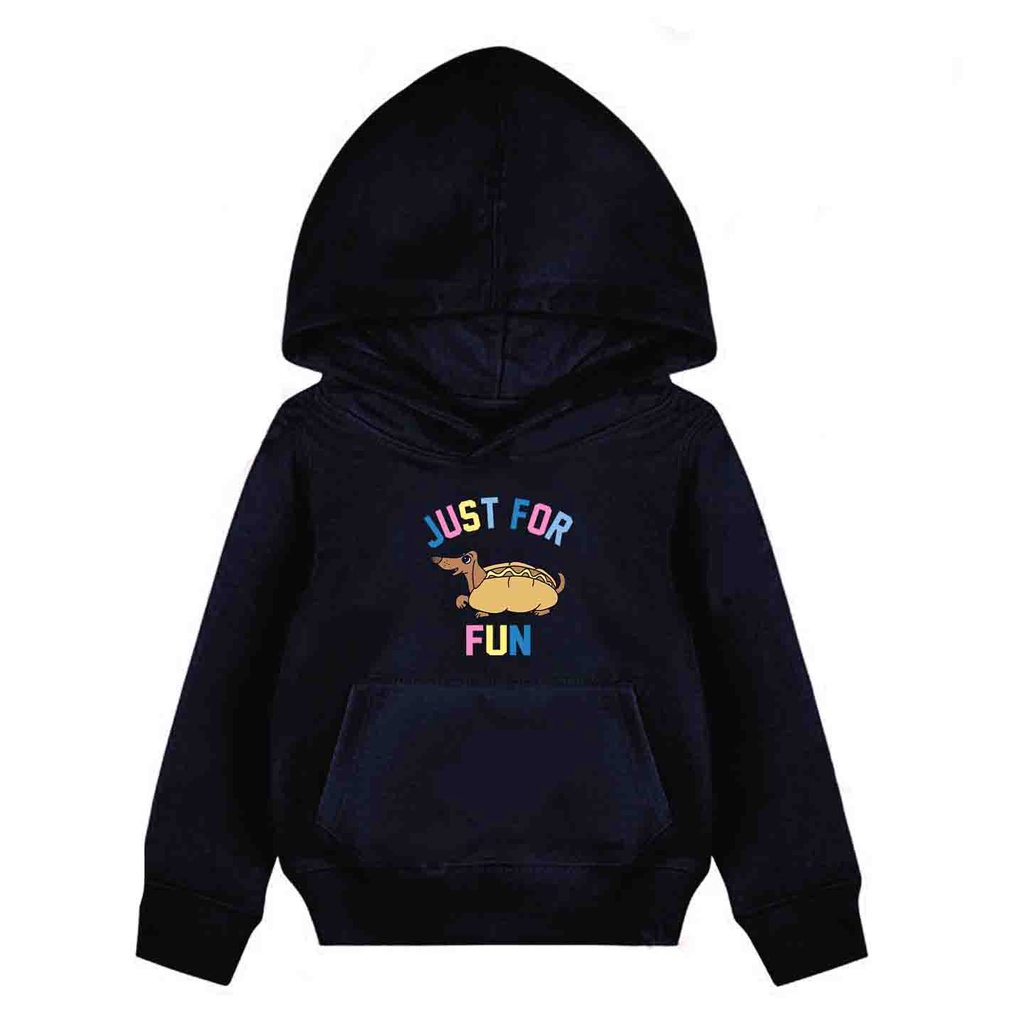 Hoodie Anak Hot Dog Friend Sweater Pakaian Fleece Anak M -XL