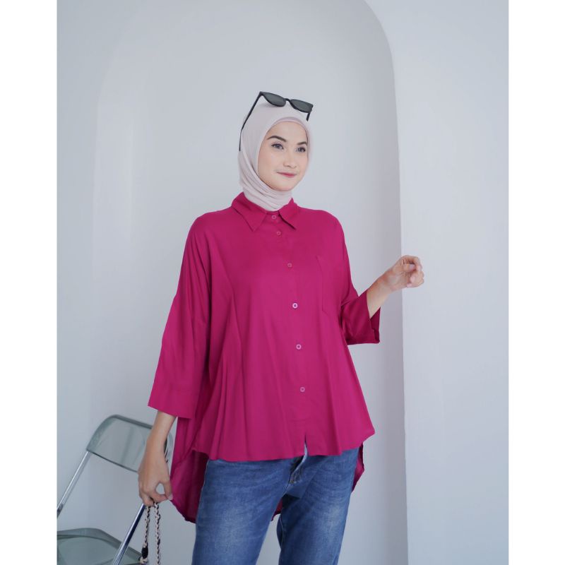 Della Kemeja Oversize Rayon Viscose