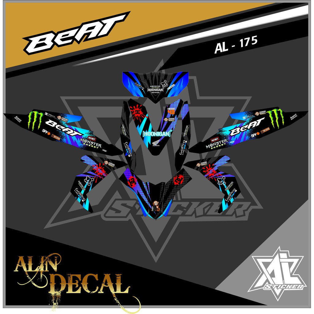 Decal Custom Beat Esp / Decal Sticker Beat Sporty, Esp, Fi, Full Body Racing