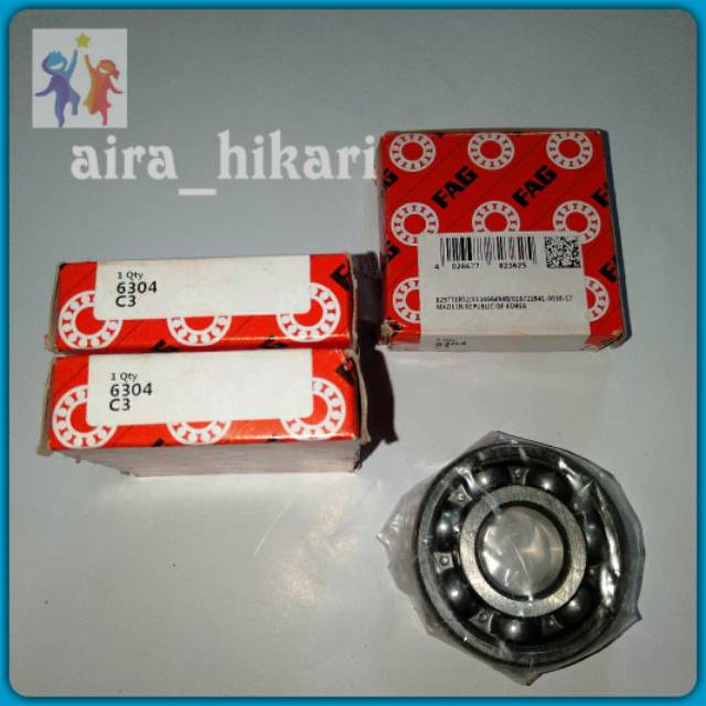 Bearing FAG 6304 C3