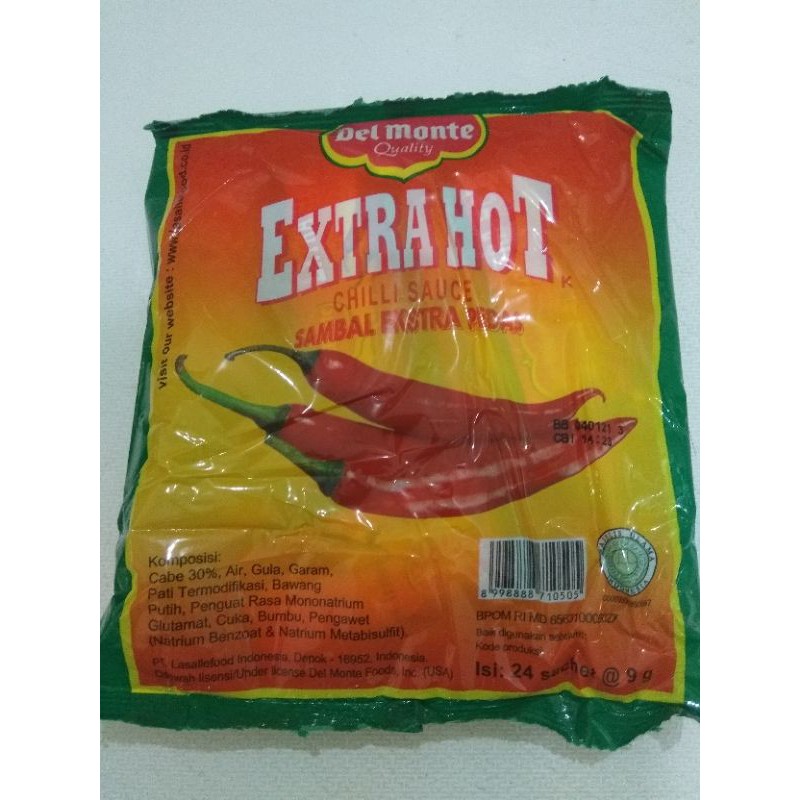 

delmonte extra hot sachet isi 24pcs
