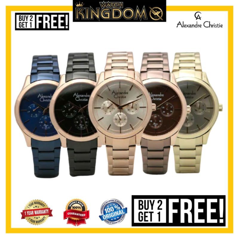 Termurah Jamtangan wanita Alexandre christie ac2915 / ac 2915 Original garansi resmi 1thn