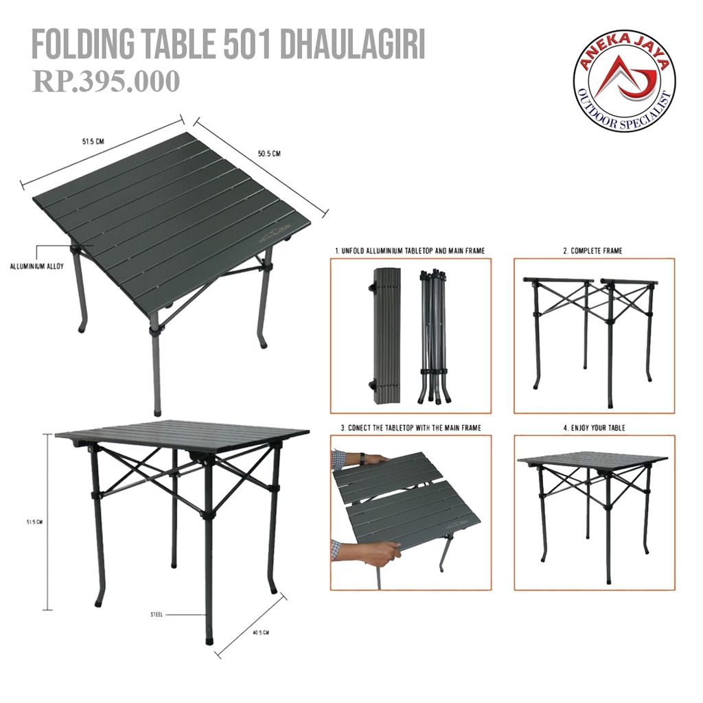 FOLDING TABLE MEJA LIPAT DHAULAGIRI 501