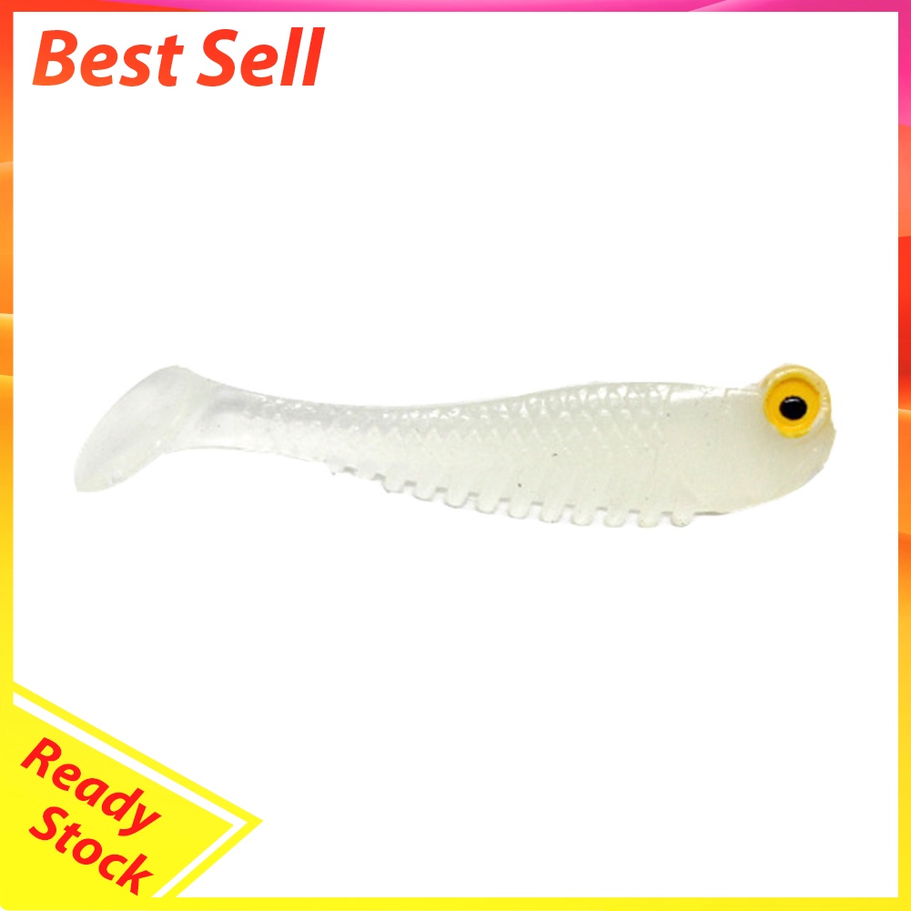 Fishing Lures 5.5cm 1.2g T Tail Soft Bait Artificial Wobblers Bass Swimbait