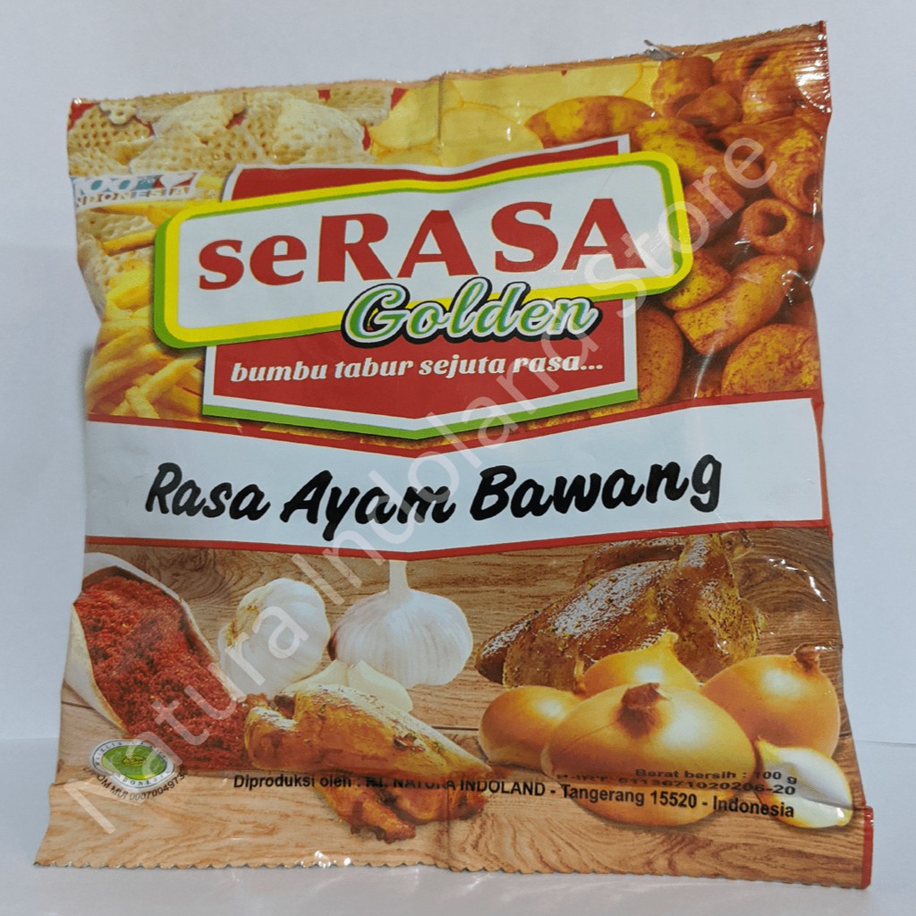 

SERASA GOLDEN Bumbu Tabur 100 gr : Rasa AYAM BAWANG