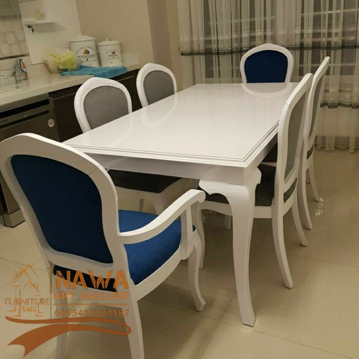 meja makan set 6 kursi / meja / kursi/