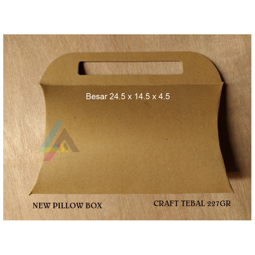 

PILLOW BOX GIFT BANTAL KOTAK SOUVENIR HIJAB KADO RUSTIC