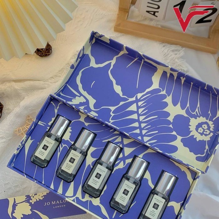 PARFUM ORIGINAL JO MALONE GIFT SET 5 IN 1 NEW 2021 FULL BOX