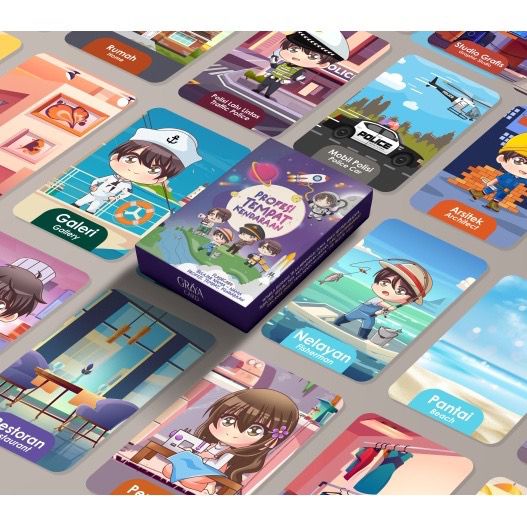 Flashcard Flash Card | Kartu Edukasi Kartu Belajar Kartu Bermain Kartu Pintar | Mainan Edukasi Anak | Bahan Tebal Aster