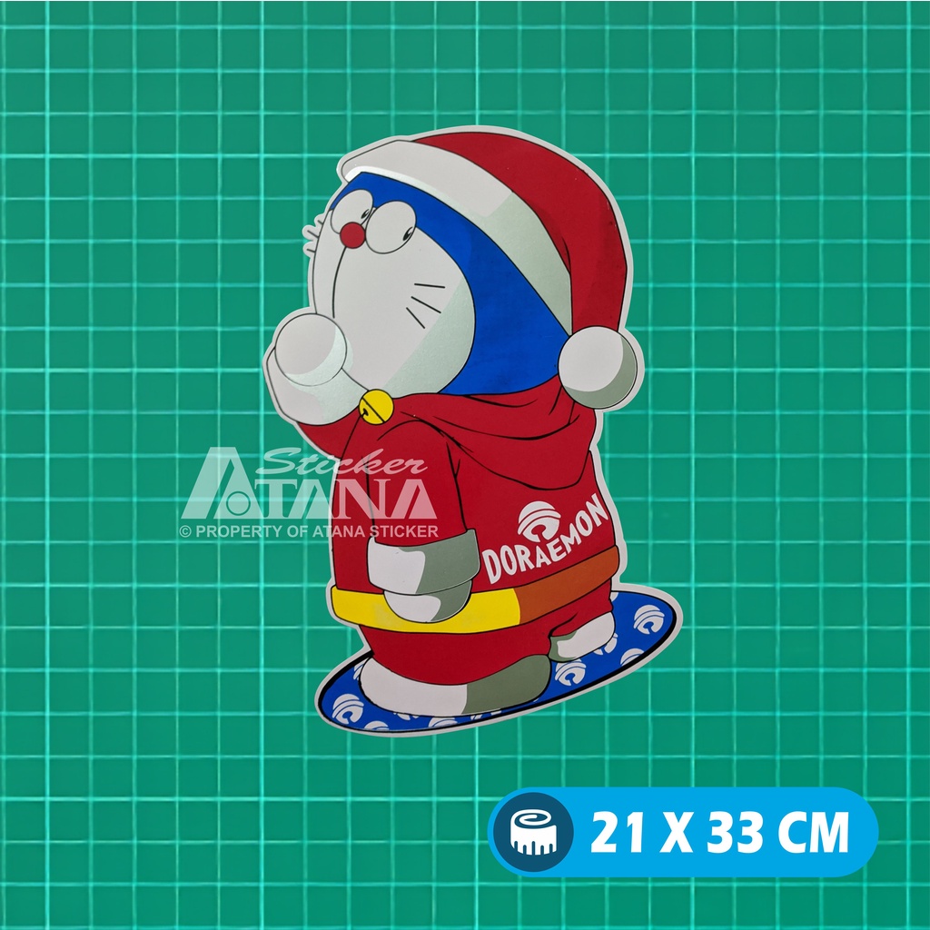 Stiker Printing Doraemon Sticker Sablon Jumbo Besar Vinyl Graftac Kartun Anime Nobita Suneo Shizuka Giant Jepang Dashboard Motor Matic Kaca Mobil Belakang Truck Laptop Gerobak Jualan Dinding Kamar