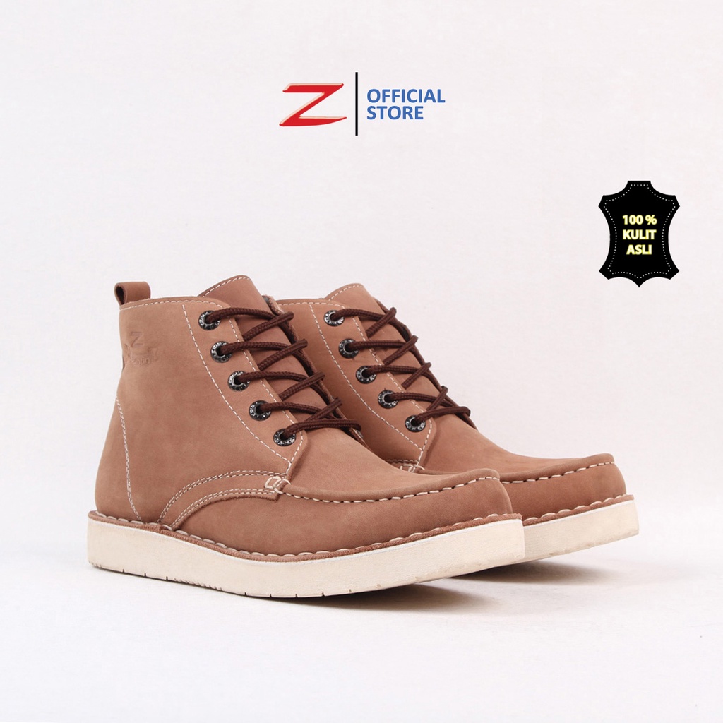 Zeintin - Sepatu Boot Pria Kulit Asli Berkualitas Sepatu Pria Formal Boots Kerja Pria Boots Touring Pria Elegan Original Handmade Zeintin LA