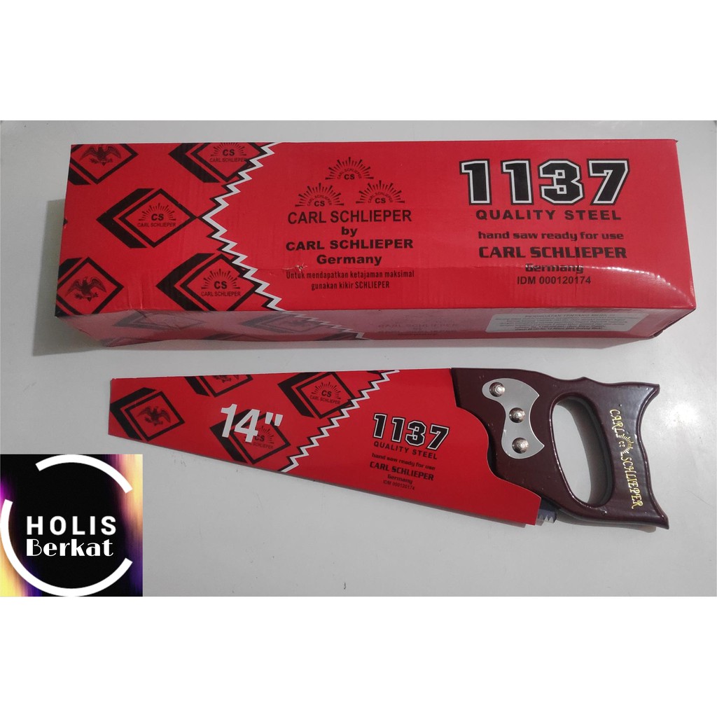 Gergaji Kayu 14&quot; RED 1137 HD Carl Schlieper