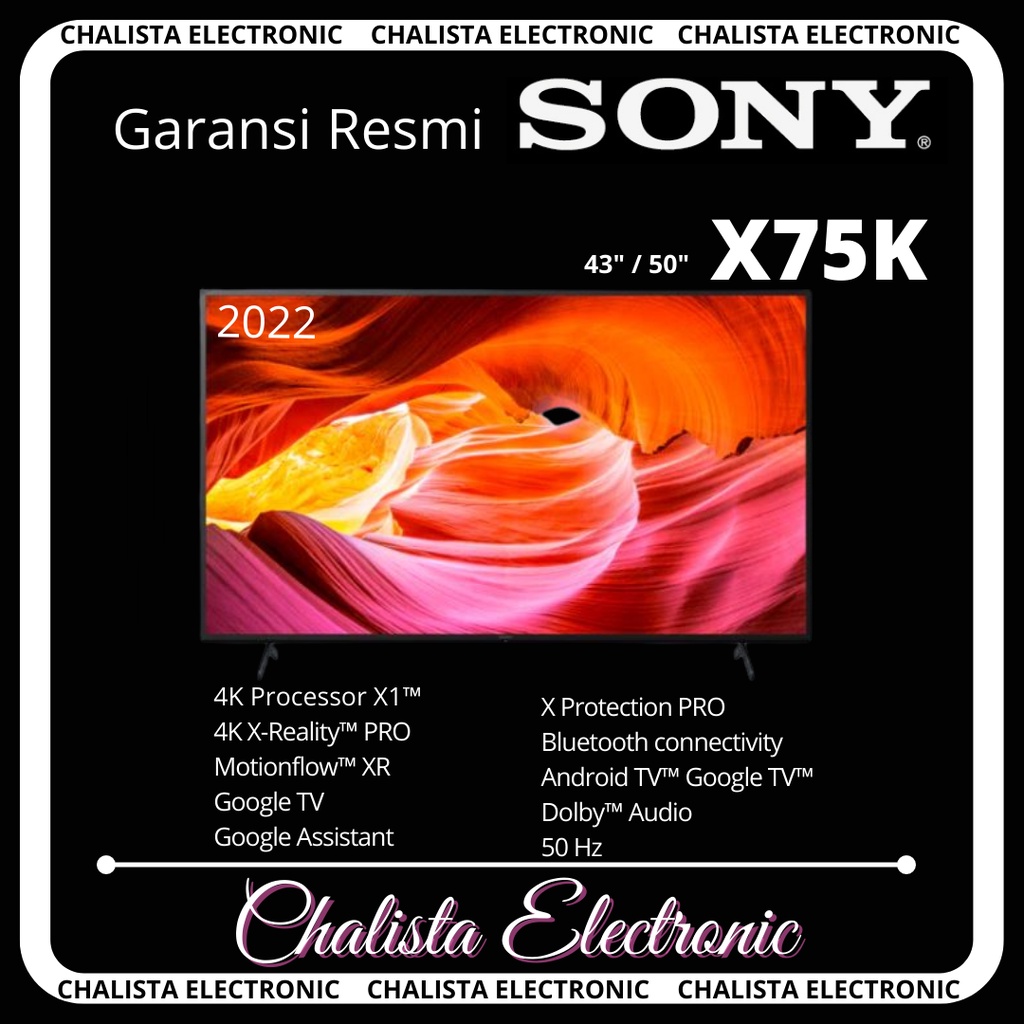 SONY 65X75K 4K UHD HDR Smart Android TV 65 Inch KD-65X75K