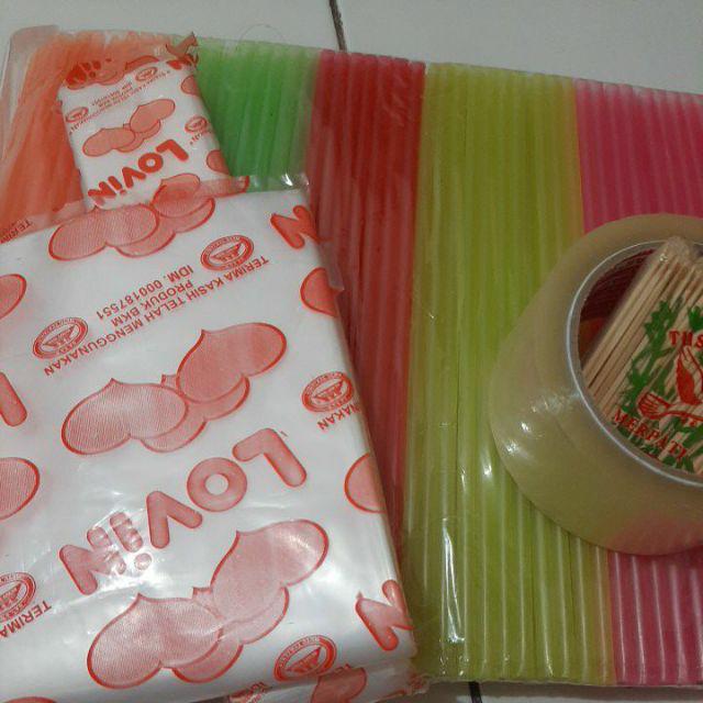 Sedotan Ori Kombinasi Yb Sedotan Plastik Warna Warni