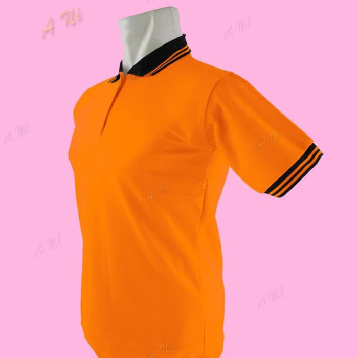 Kaos Kerah K2 20 Orange PoloShirt Lengan Pendek Lakos n C59 Original