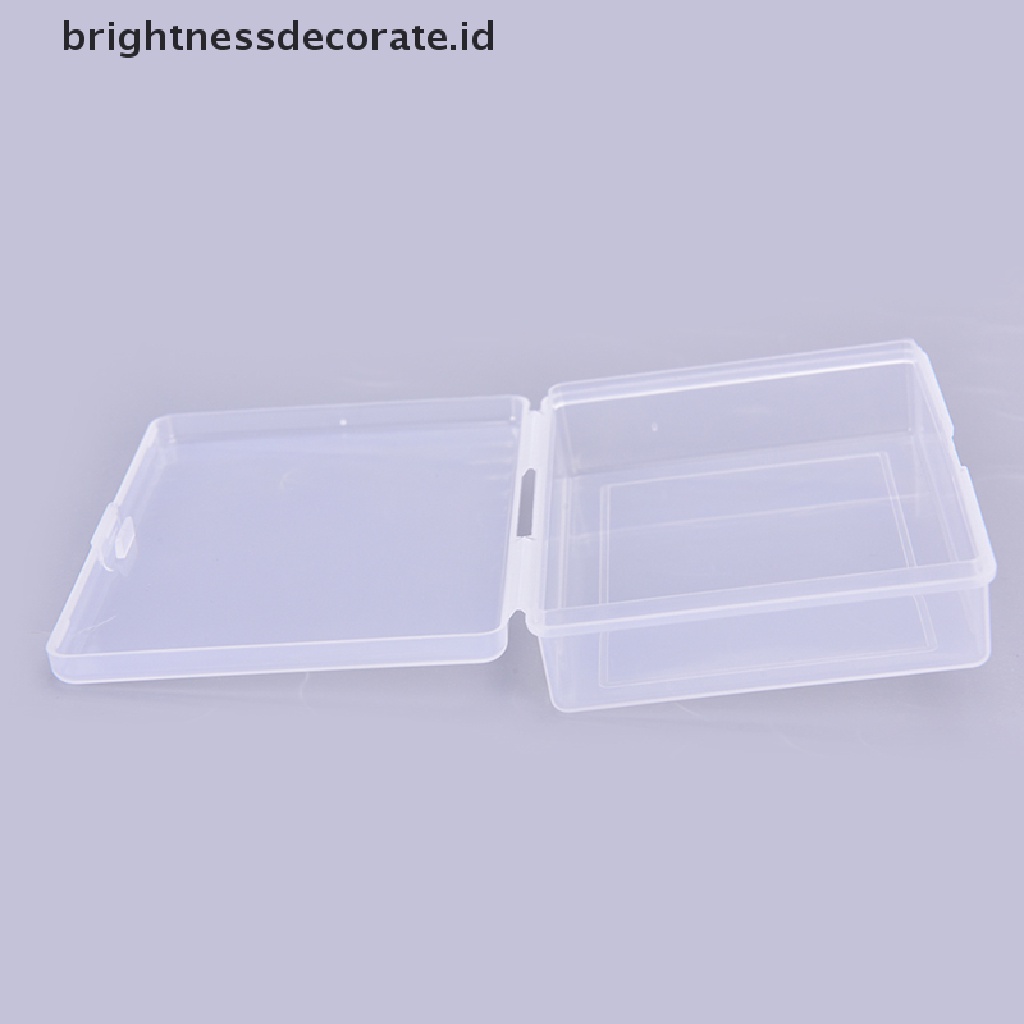 4 Pcs Kotak Penyimpanan Kartu Bahan Plastik Transparan Ukuran 10x7cm