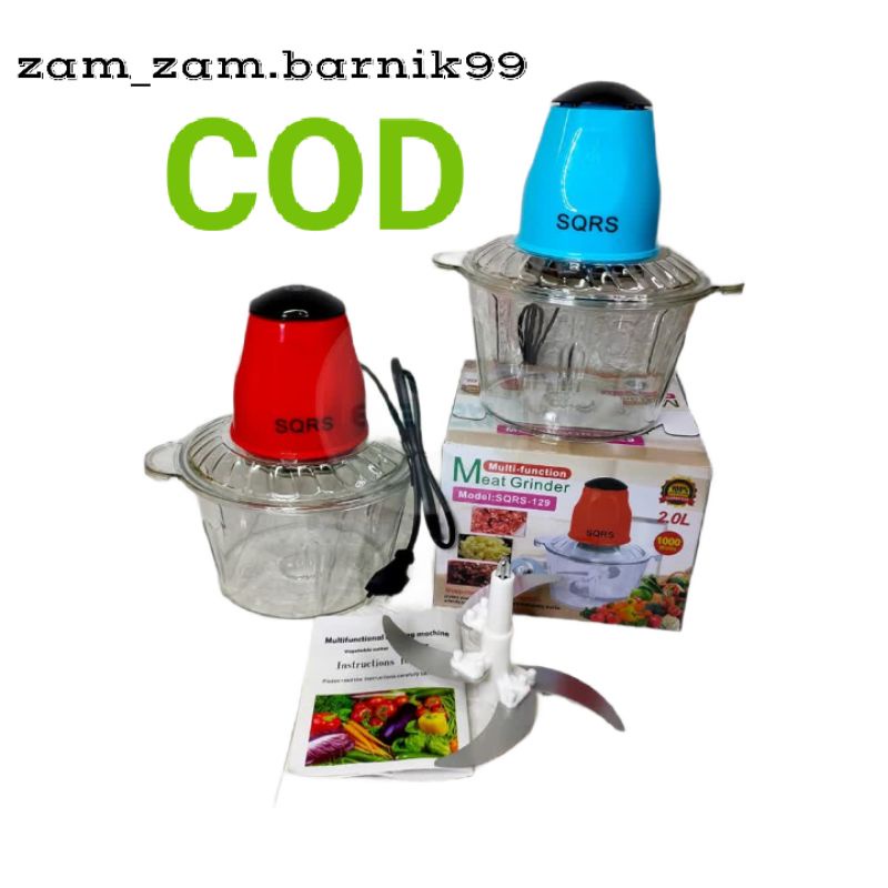 meat grinder multi function model sqrs 129/ blender daging