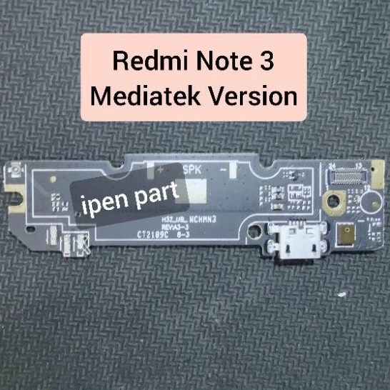 Jual Konektor Papan Cas Redmi Note 3 Mediatek Xiaomi Flexible Flex