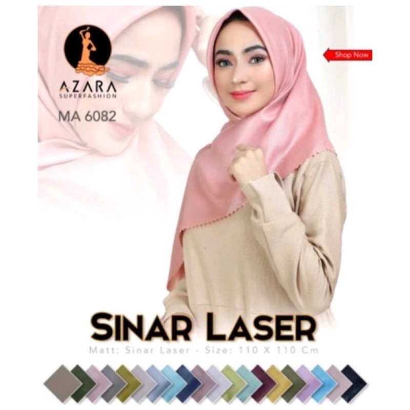 hijab nur sinar LC / hijab segiempat nursinar laser premium