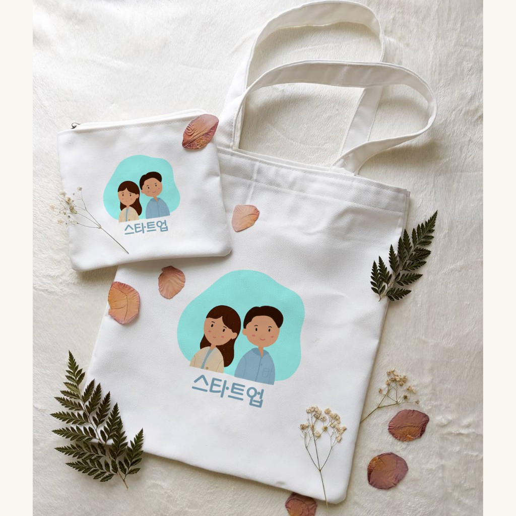 

START UP drama Totebag + Pencil Case / drama korea / drakor / fankit