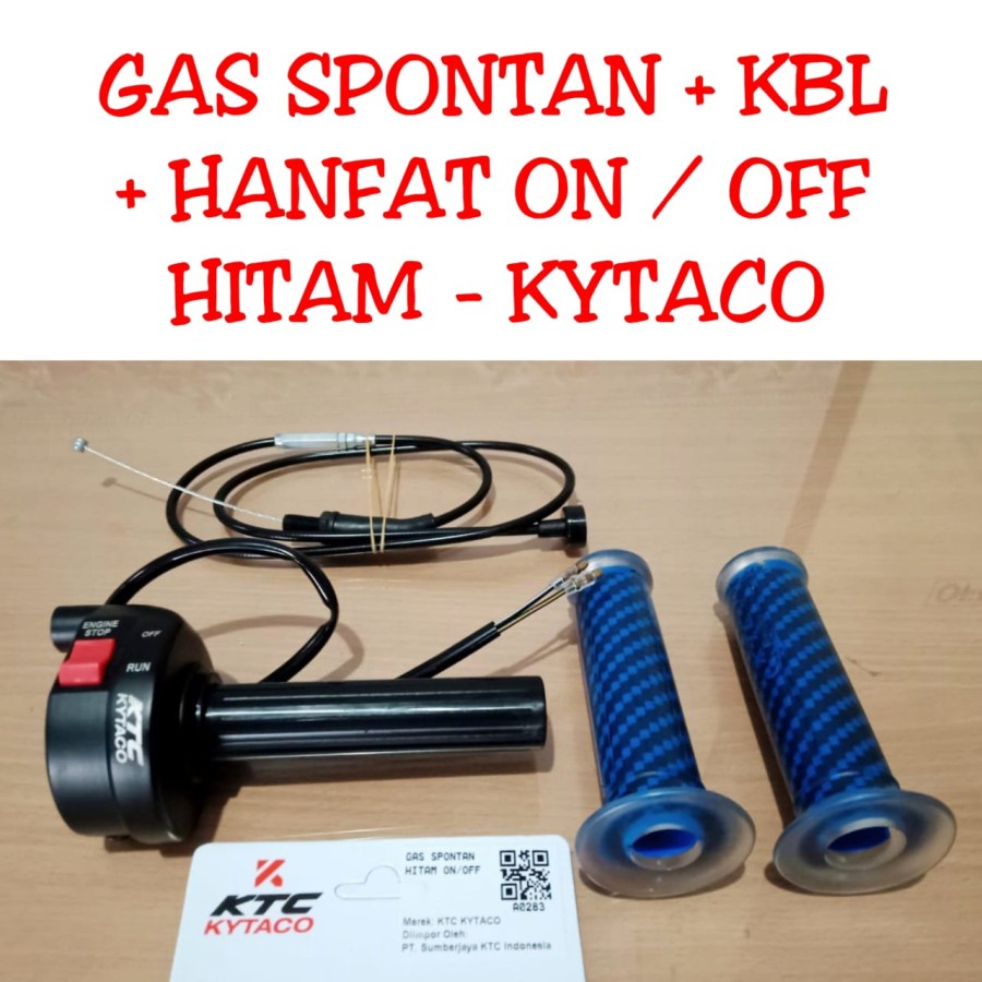 Gas Spontan KTC Kytaco 2 kabel + saklar