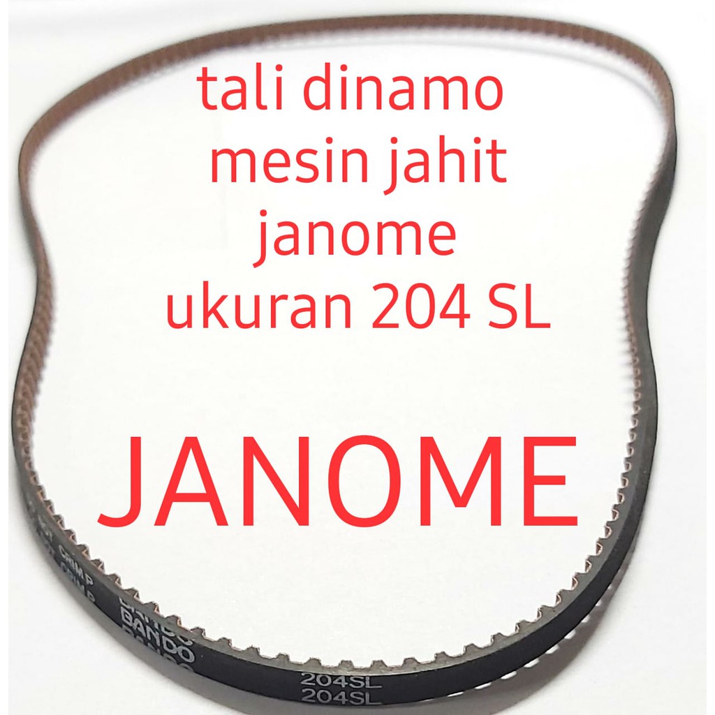 JANOME GENUINE PART tali dinamo mesin jahit janome ukuran 204 SL