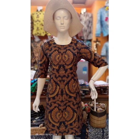 Toko bakul batik,Dres batik lengan 3/4