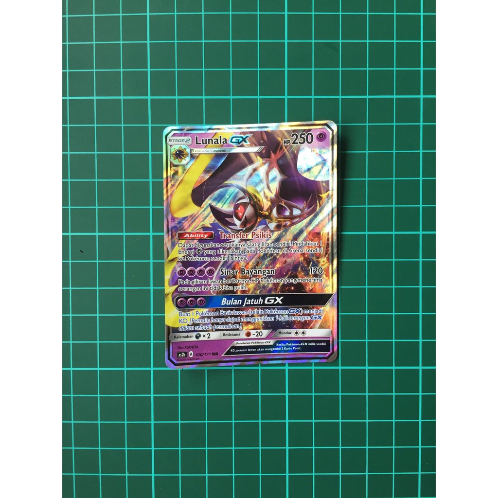 Lunala GX RR Kartu Pokemon TCG Indonesia