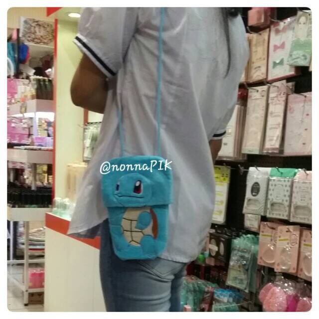 Sling Bag + ID Card + Tas Selempang Instax Kamera [ Tali Panjang ] Totoro - Kitty - Pokemon