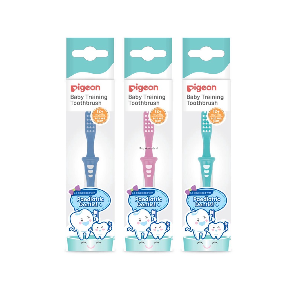 Pigeon Training Toothbrush / Sikat Gigi Bayi Lesson 3 (12M+)