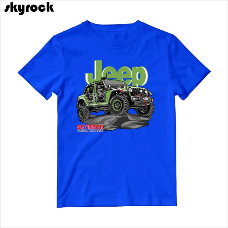 Kaos Distro Anak Series Mobil  kaos offroad