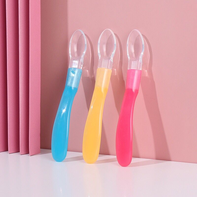 Sendok Bayi Silicone Sendok Makan bayi silikon (5500)