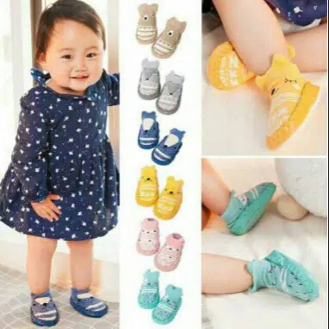 Kaos Kaki Bayi Prewalker Baby shoes Anti Slip Sepatu Bayi Anti Slip