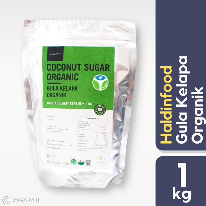 

Haldinfoods - Organic Coconut Sugar Powder 1kg - Gula Organik - Alami
