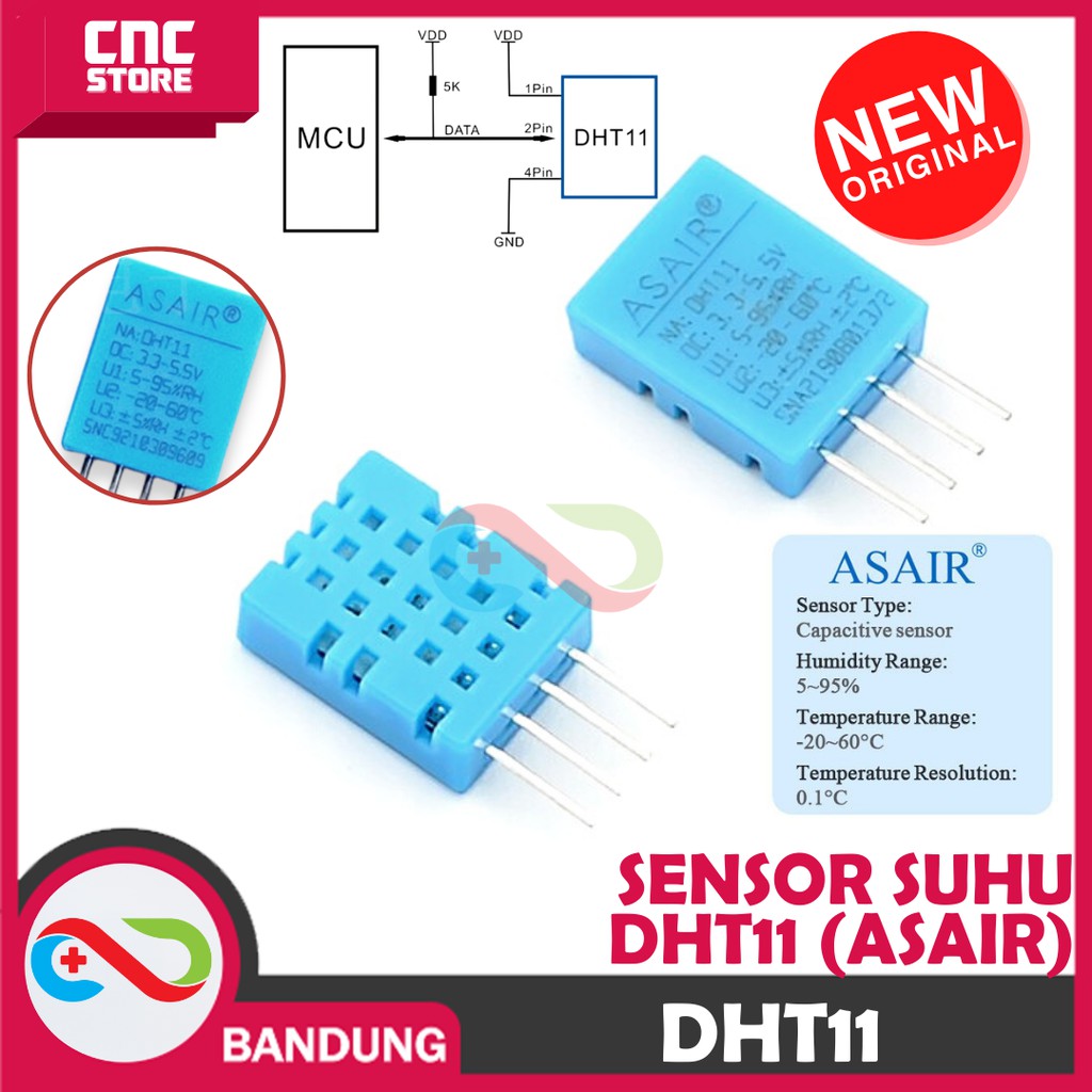 DHT11 TEMPERATURE HUMIDITY SENSOR SUHU KELEMBABAN MODULE DHT22