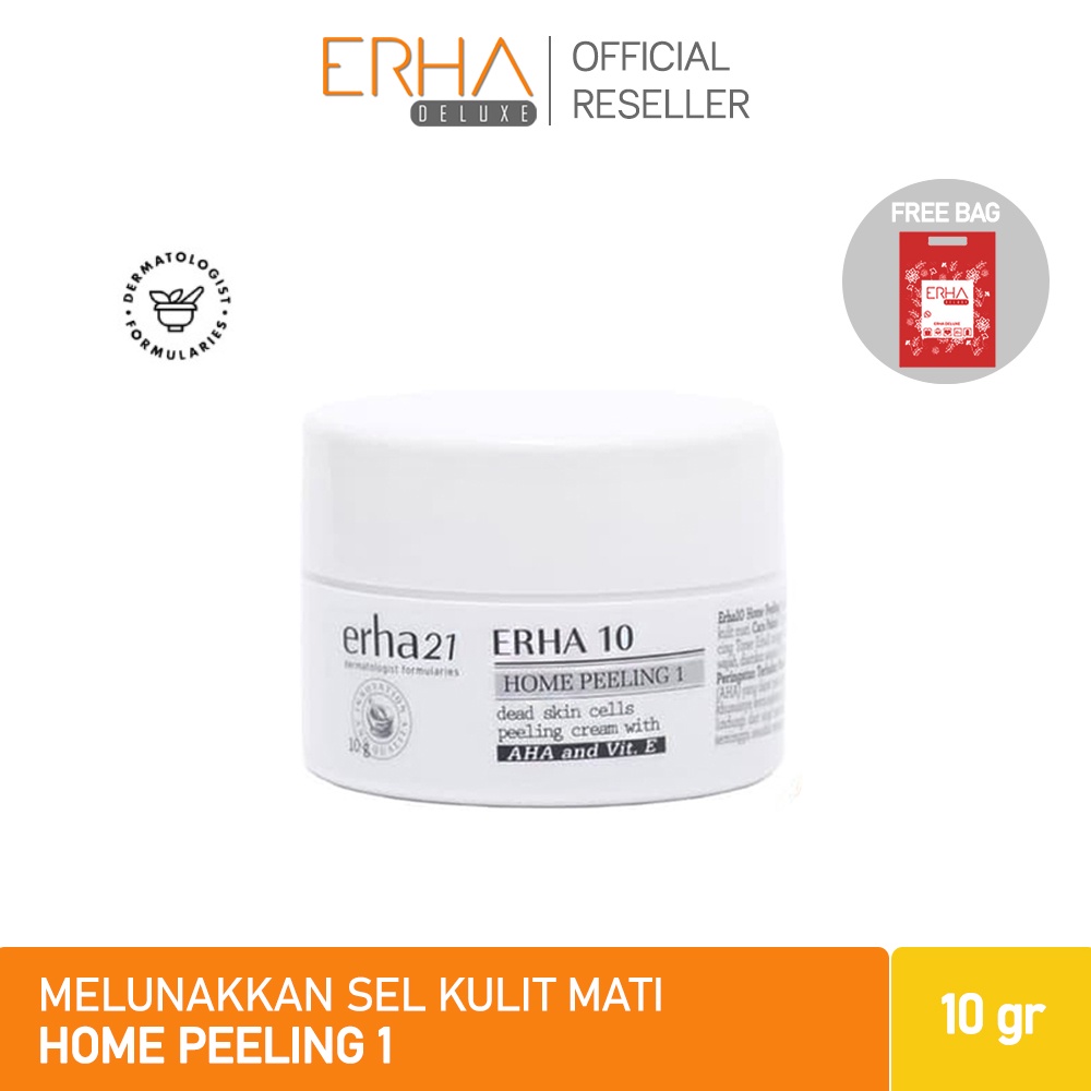 ERHA Peeling Wajah ERHA 10 - Home Peeling Krim / Melunakkan Sel Kulit Mati