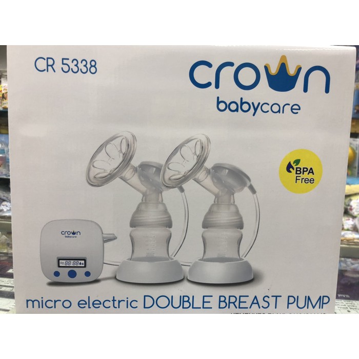 Crown pompa mikro elektrik double breast pump-CROWN MICRO ELECTRIC DOUBLE BREAST PUMP CR 5338