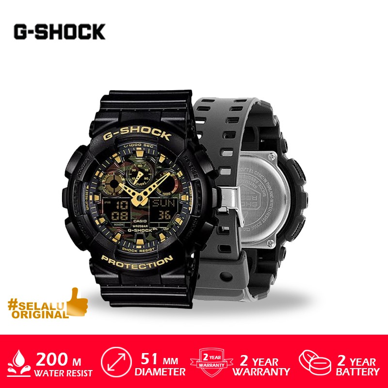 Casio G-Shock GA-100CF-1A9DR/GA100CF1A9DR/GA-100CF Original