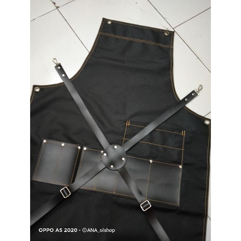 COD (bayar di tempat) Apron barbershop barista apron cukur celmek barbershop apron barberman celemek