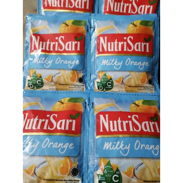 

Nutrisari Milky Orange (1renteng isi 10sachet)