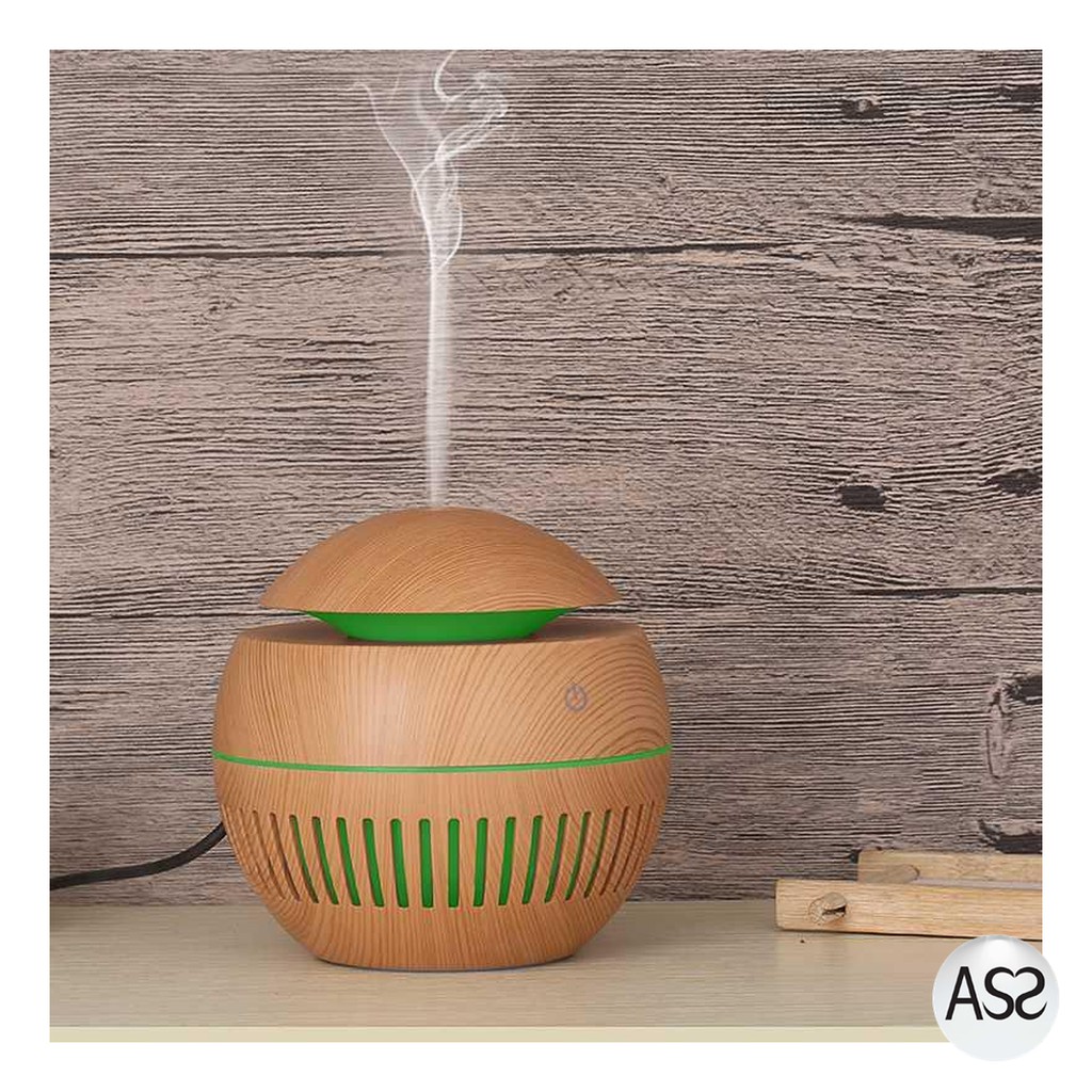 ASS Shop - Taffware Ultrasonic Humidifier Aroma Essential Oil Wood 130ml