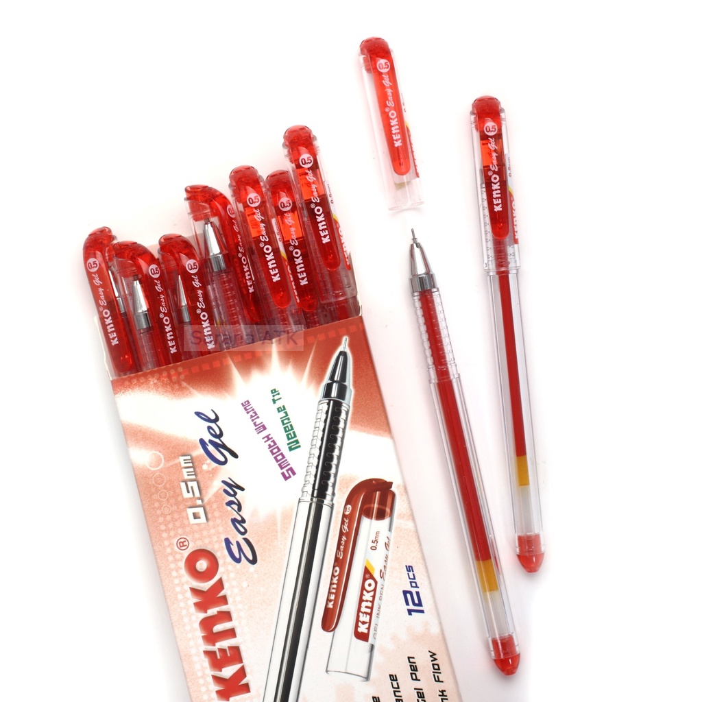 

Kenko - Easy Gel 0.5 mm Pulpen / Ballpoint / Merah [ 1 PCS ]